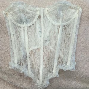 Lioness lace corset top.
